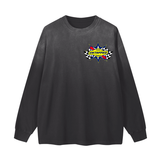 UNTAPPED “RACE FUELS” Vintage Washed Long Sleeve Tee