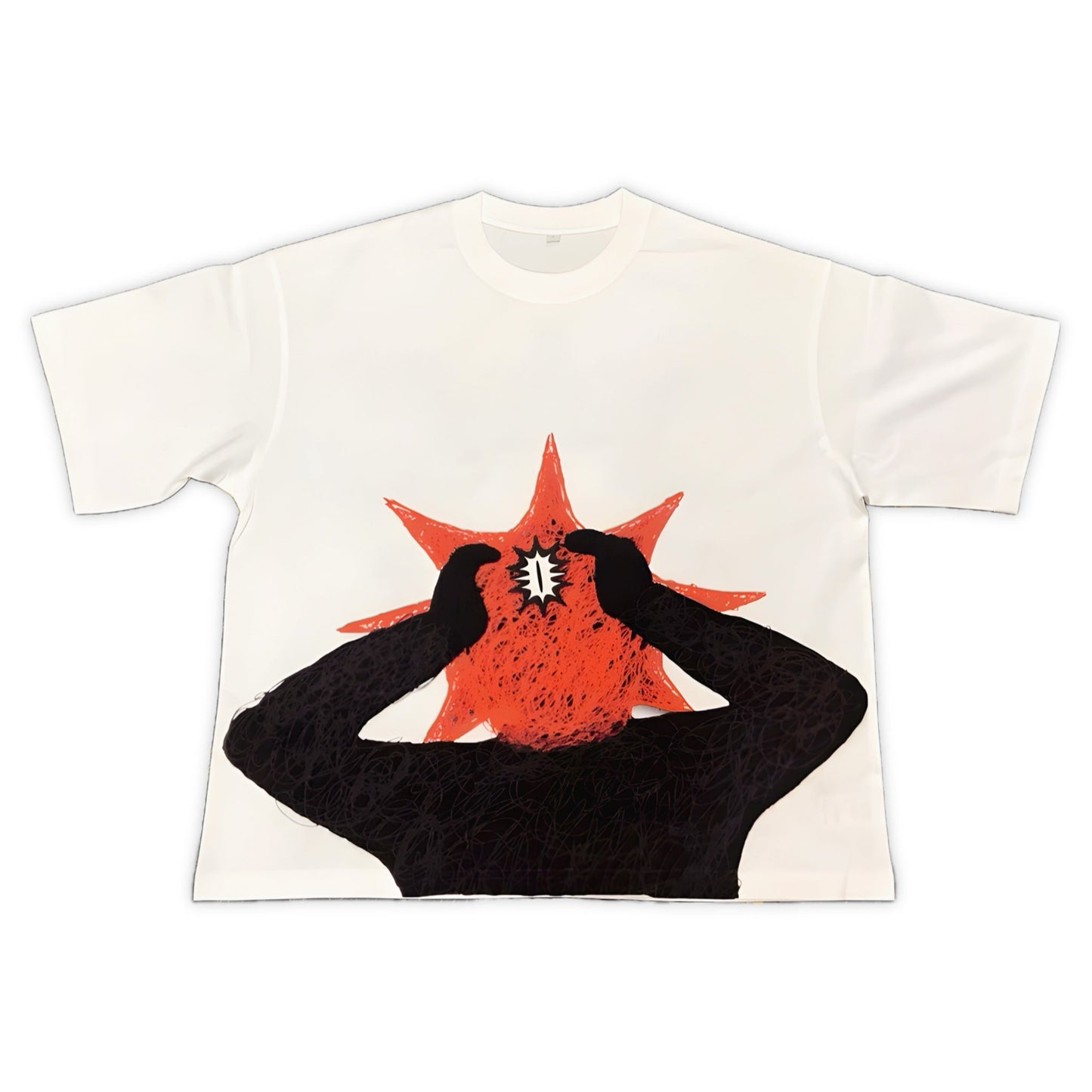 SCRIBBLED BOX TEE