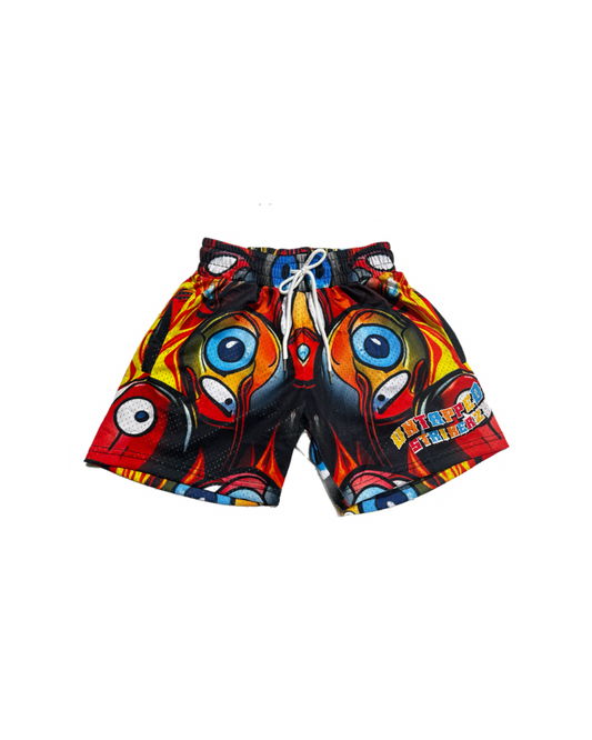 “ALL SEEING” Mesh Shorts