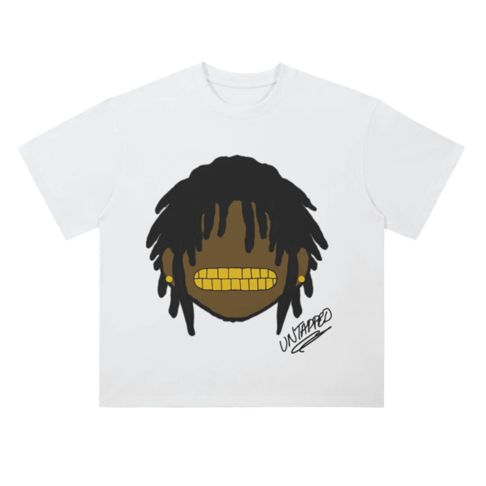 DREADED “GOLD GRILLZ” BIG FACE TEE